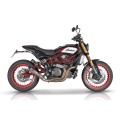 QD Exhaust GUNSHOT 60 Exhaust for the Indian FTR 1200 (Flat Track Racer) (18-20 Euro 4 only)